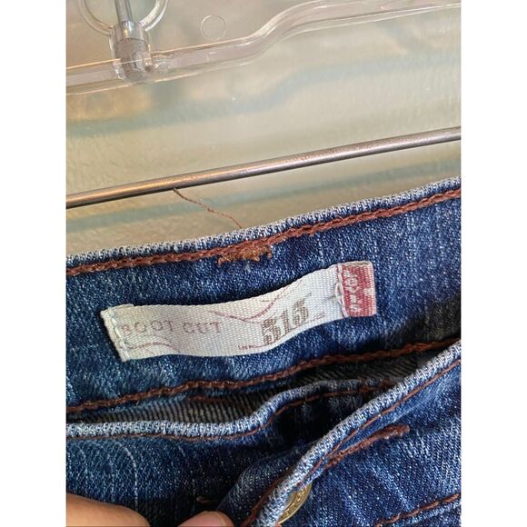 Levi’s Vintage Light Wash 515 Mid Rise Bootcut Jeans Size 10 - Picture 5 of 7